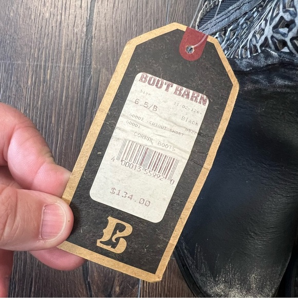 🆕 boot barn Circle G laser cut out ankle western boots SZ 6.5 - Picture 8 of 8